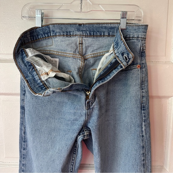 Levi’s Men’s 512 Straight Leg Jeans Ripped Light Wash Denim 30/32 Casual - Picture 5 of 15